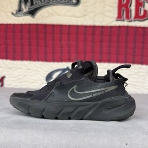 Size 11c - Nike Flex Runner 2 GS Black Gray Slip-On Running Shoes